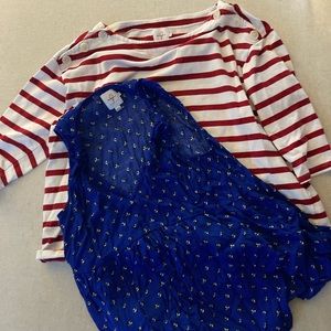 The Nines by Hatch Maternity Set of Two Tops Size M